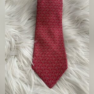 Ferragamo red tie